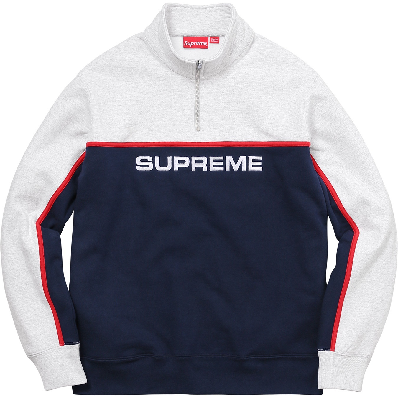 2-Tone Half Zip Sweatshirt view 5